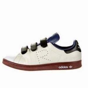 Raf Simons x Adidas leather colorblock sneakers